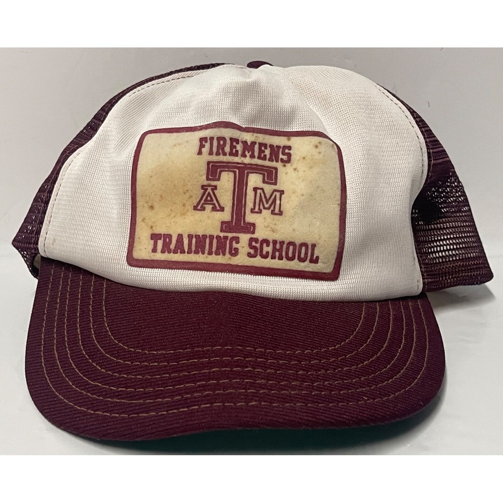 FIREMENS A&M TRAING SCHOOL CAP VINTAGE SMALL SNAP BACK